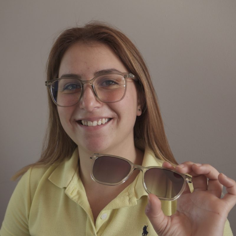 дамски очила за компютър без слънчева преставка Били Бежово