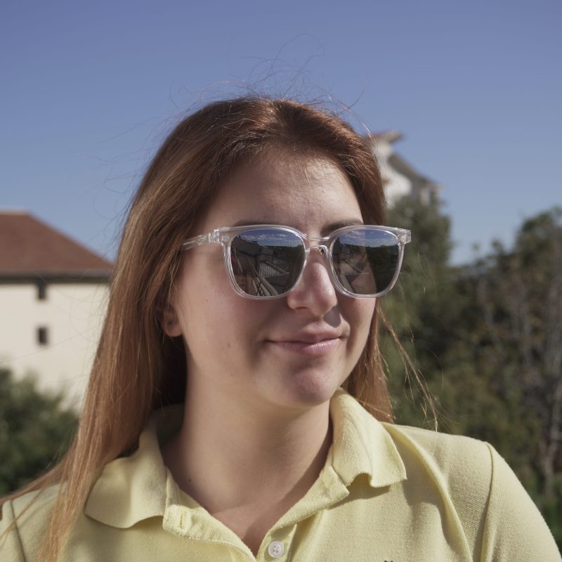 дамски очила за компютър със слънчева преставка Били Бяло и Червено