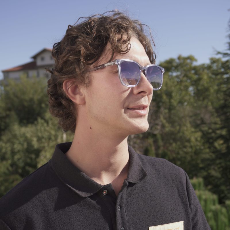 мъжки очила за компютър със слънчева преставка Billie бяло